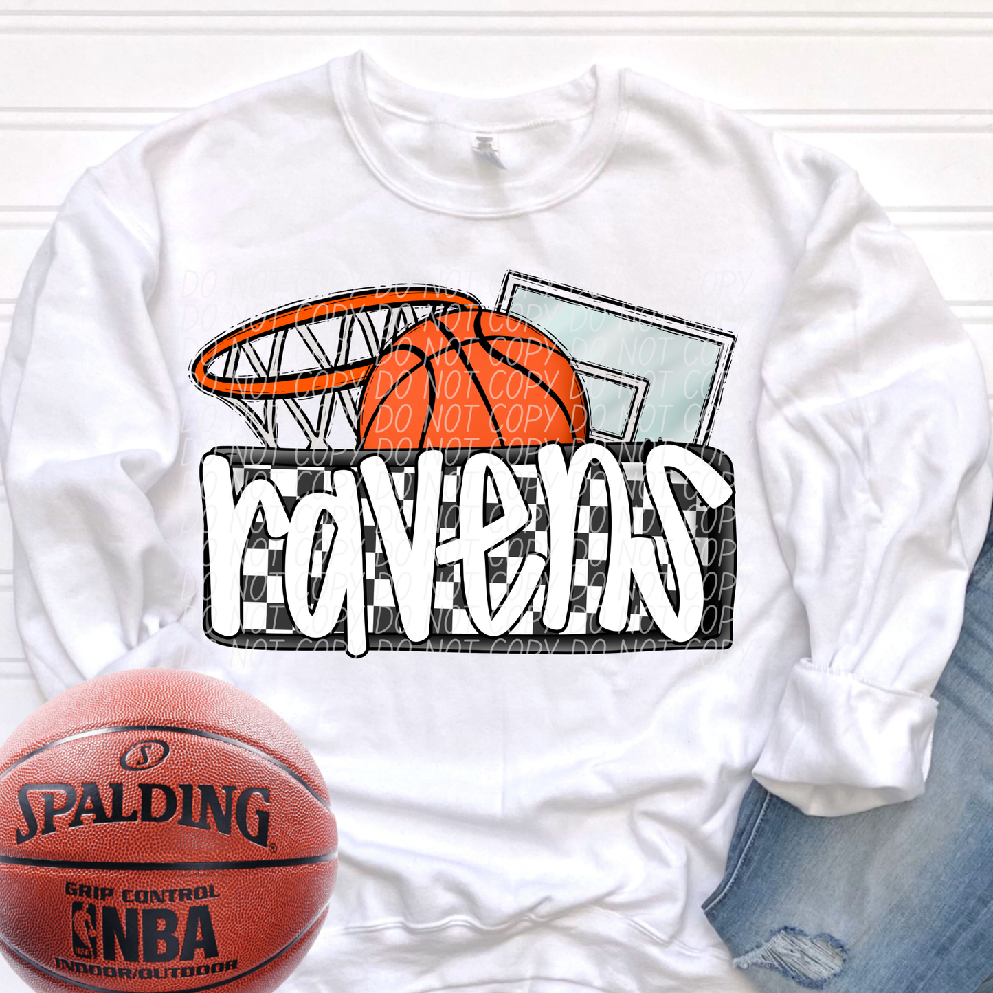 Basketball Mascots ball net backboard (DROPDOWN)-DTF&UV