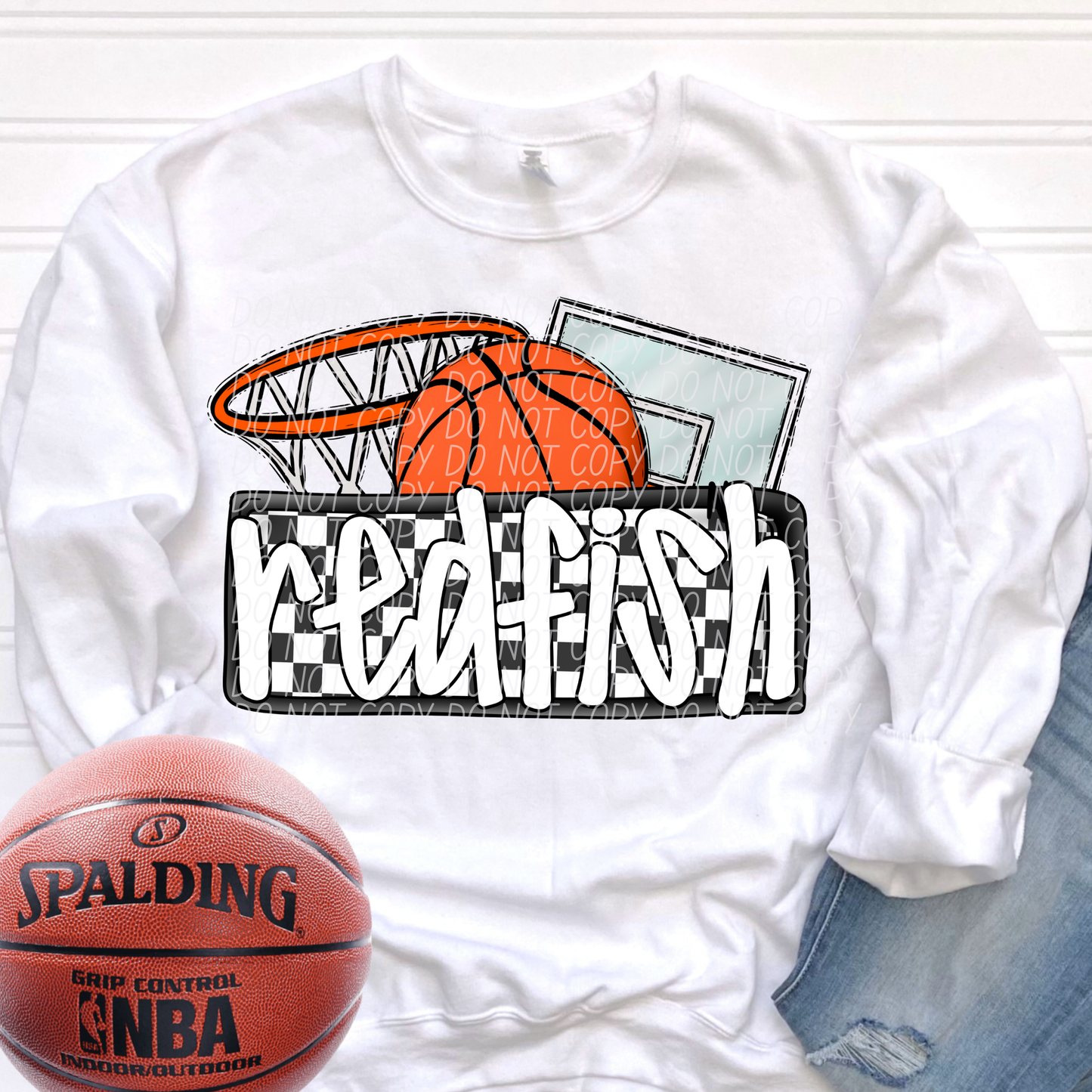 Basketball Mascots ball net backboard (DROPDOWN)-DTF&UV