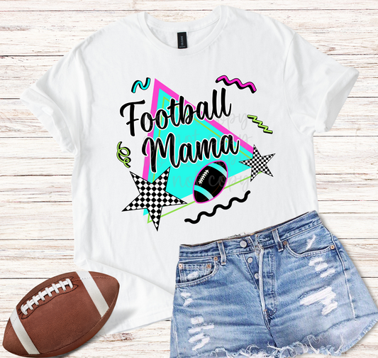 retro football mama -DTF&UV