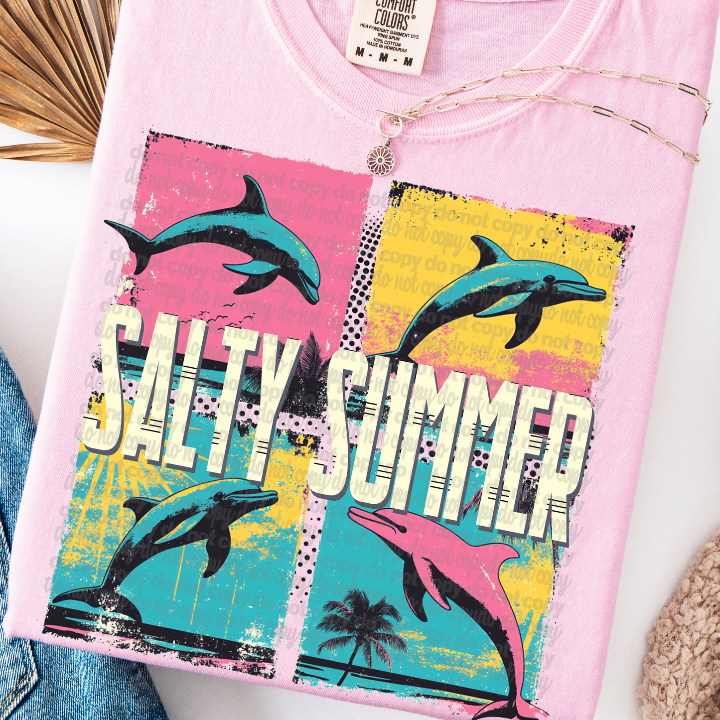 salty summer dolphins-dtf