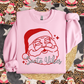 Santa baby red grey-DTF