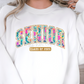 senior floral gold -DTF&UV
