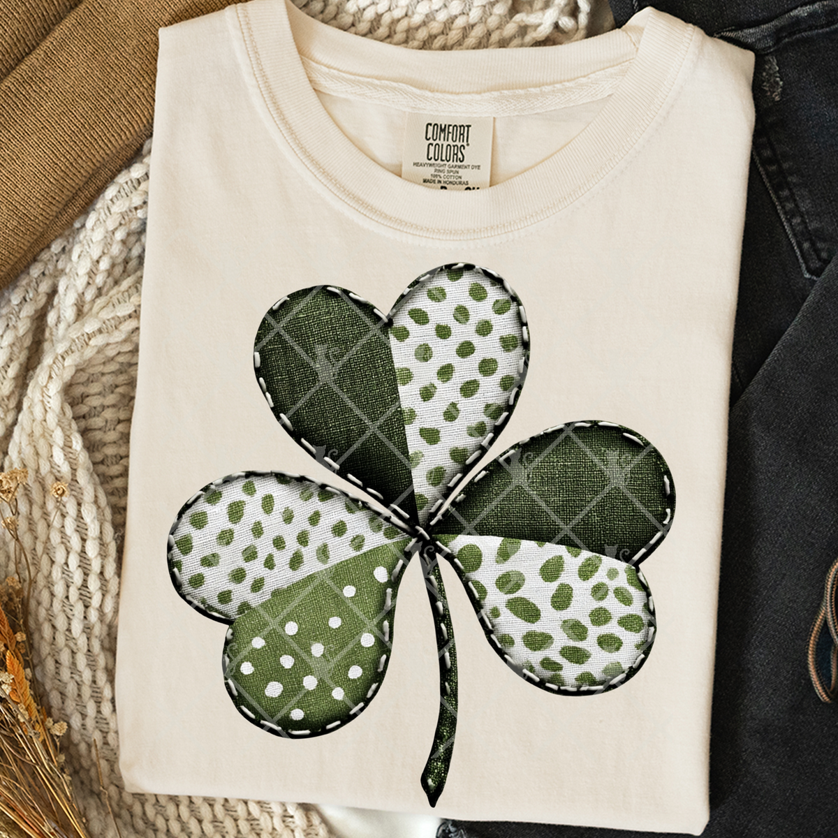 shamrock fabric  -DTF&UV