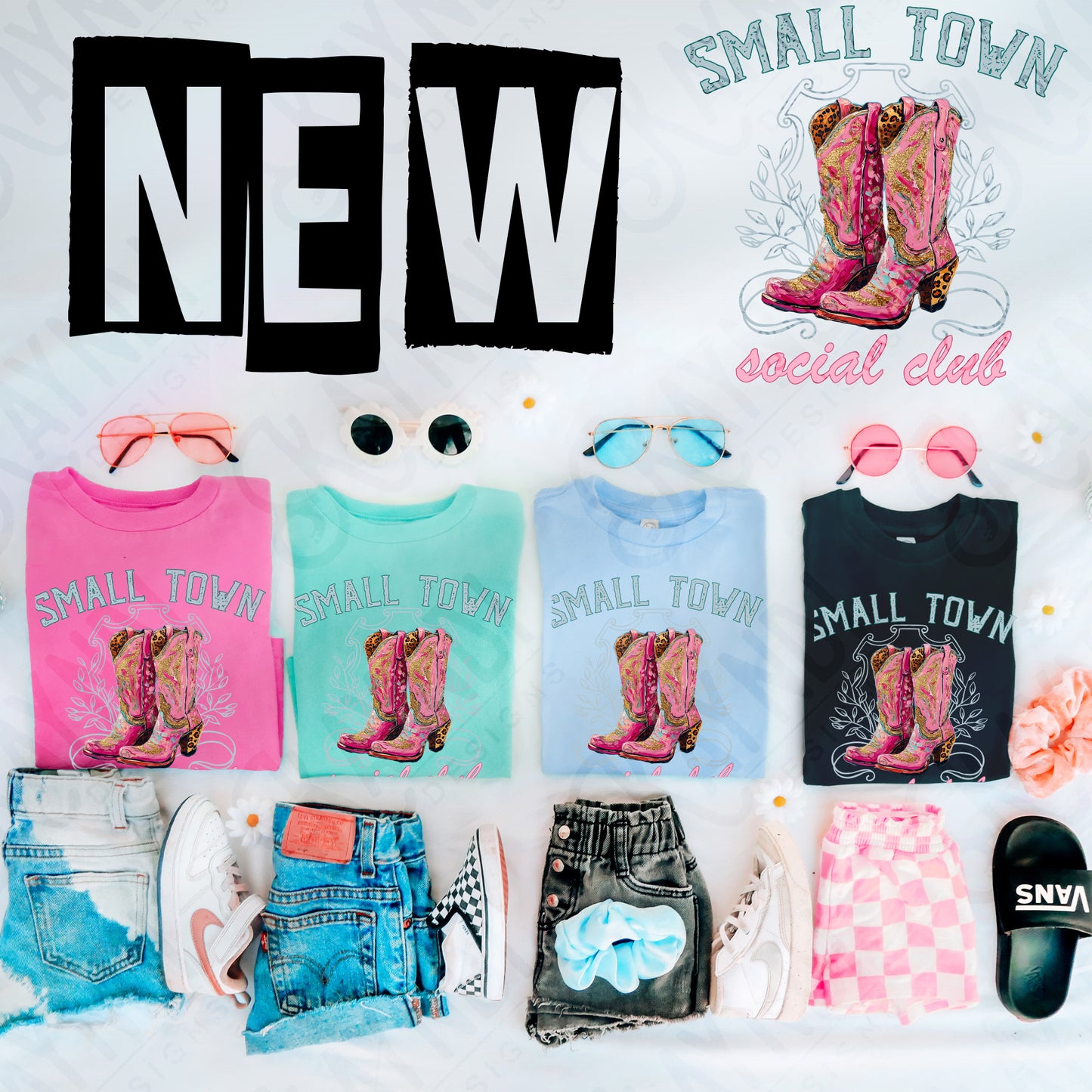 Small town Social Club-DTF&UV