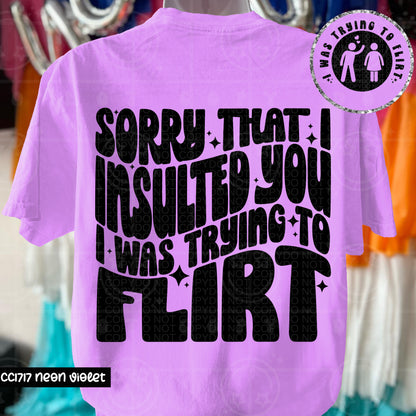 sorry that i insulted you (back)-DTF
