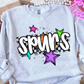 CHECKER BRIGHT STAR MASCOT(dropdown)-DTF&UV
