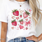 strawberries and bows -DTF&UV