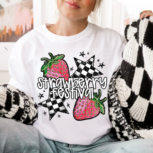 strawberry festival black-DTF