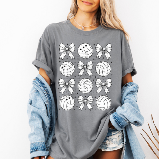 Volleyballs and bows-DTF&UV
