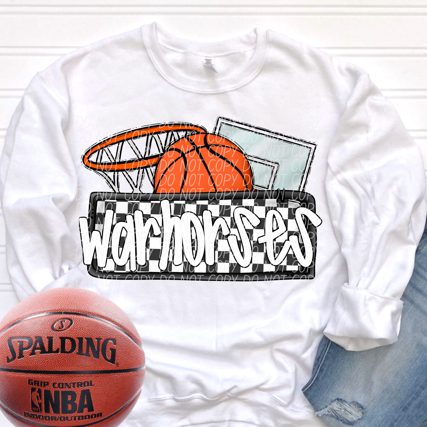 Basketball Mascots ball net backboard (DROPDOWN)-DTF&UV