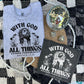 with god all things are possible mock distressed(white)-DTF&UV