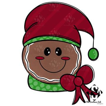Gingerbread Man With hat- Sublimation