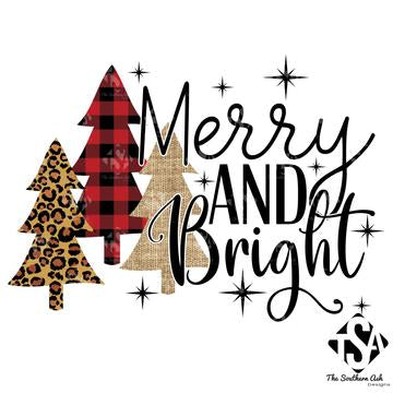 Merry & Bright- Sublimation – ABIDesignstore