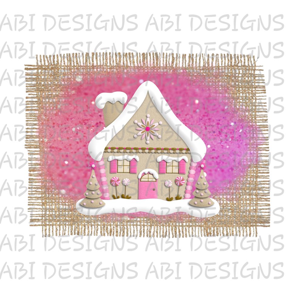 Gingerbread House- Sublimation