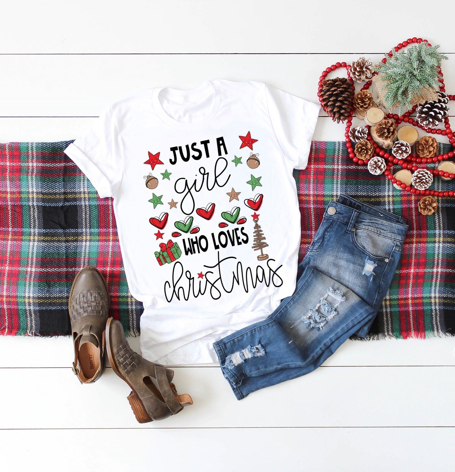 Just A Girl Who Loves Christmas- Sublimation