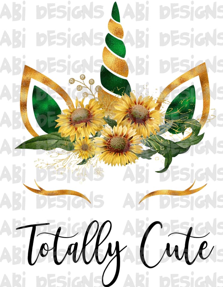 Totally cute- Sublimation