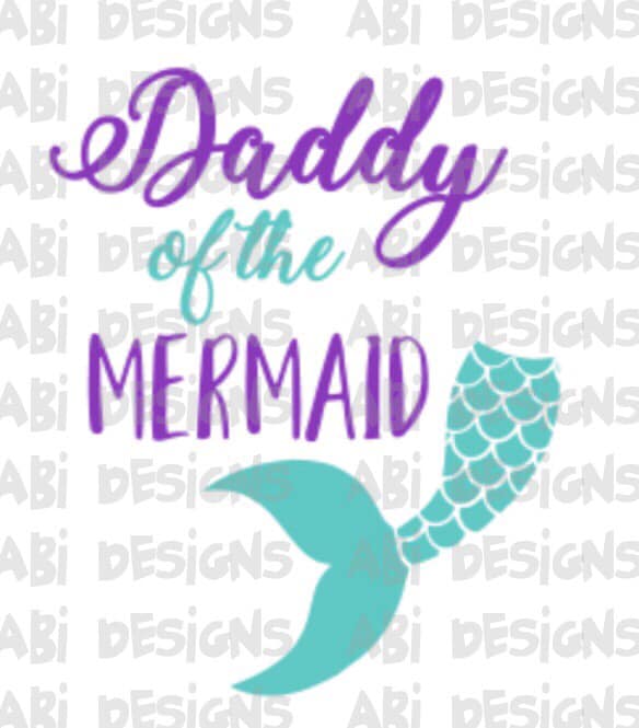 Daddy Of The Mermaid- Sublimation