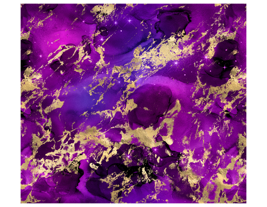Purple Gold Galaxy Straight-Sublimation