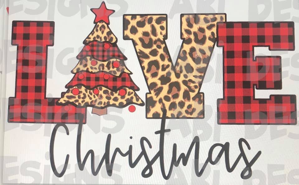 Love Christmas- Sublimation