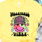 Volleyball vibes leopard hat-DTF