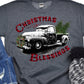 Christmas blessings black truck snow-DTF