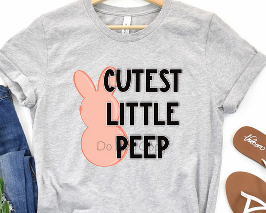 Cutest little peep girl-DTF