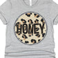 Honey Leopard circle- DTF