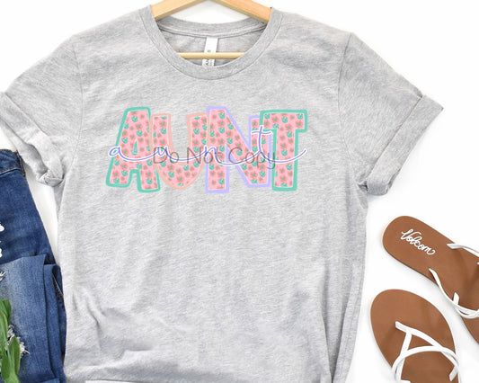 Sweet floral Aunt-DTF