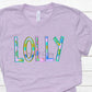 Lolly floral and stripe-DTF