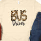 Bus driver leopard -DTF