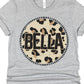 Bella Leopard circle- DTF