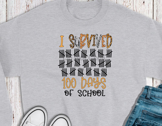 I survived 100 days of school-DTF
