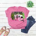 Camping queen pink- DTF