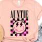 Auntie checker (Black)-DTF