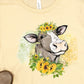 Cow sunflowers-DTF