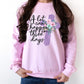 A lot can happen in three days purple cross-DTF