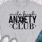 Mile high anxiety club black-DTF