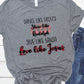 Dance like frosty Love like Jesus-DTF