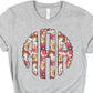 Rainbow Monogram  -DTF