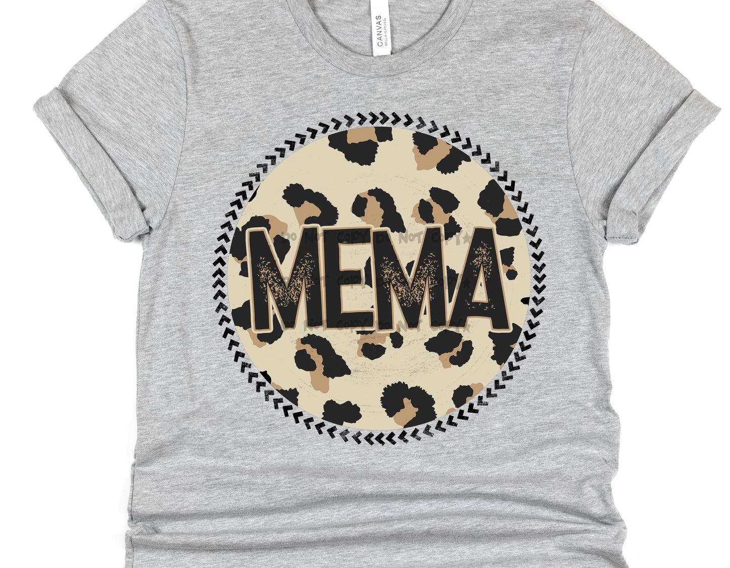 Mema Leopard circle- DTF