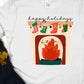 Happy holidays stockings chimney-DTF