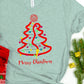 Merry Christmas fireman hose tree-DTF