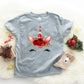 Christmas cutie pink ears eyelashes-DTF