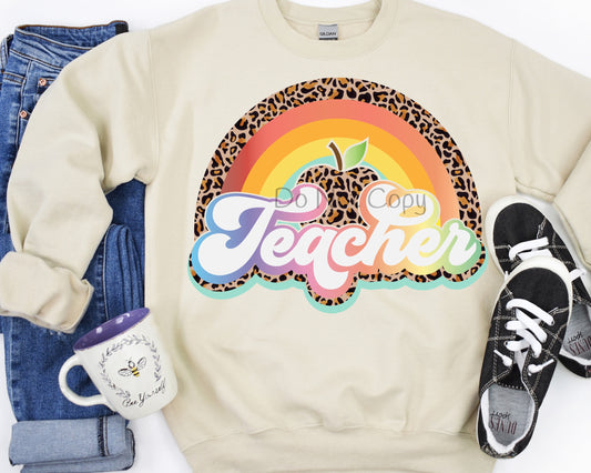 Teacher rainbow-DTF