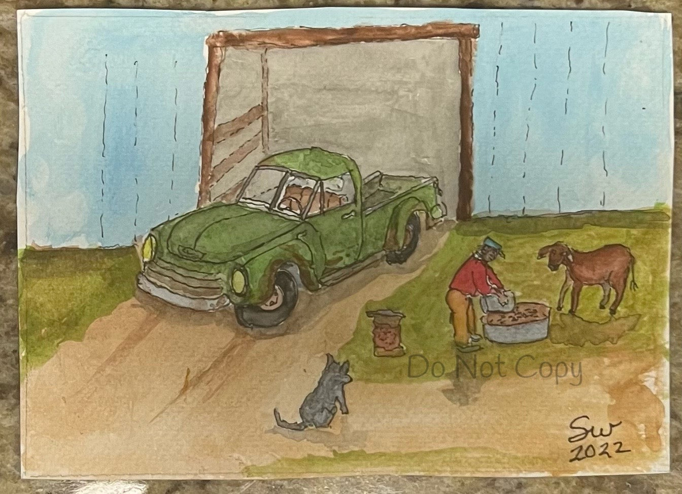 Feeding time-5x7
