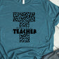 School single color leopard daycare teacher-DTF