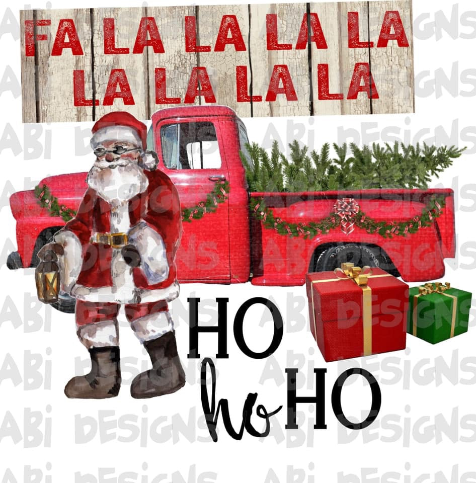 Fa la la la ho ho ho -Sublimation