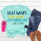 Boat waves lake days-DTF
