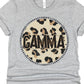 Gamma Leopard circle- DTF