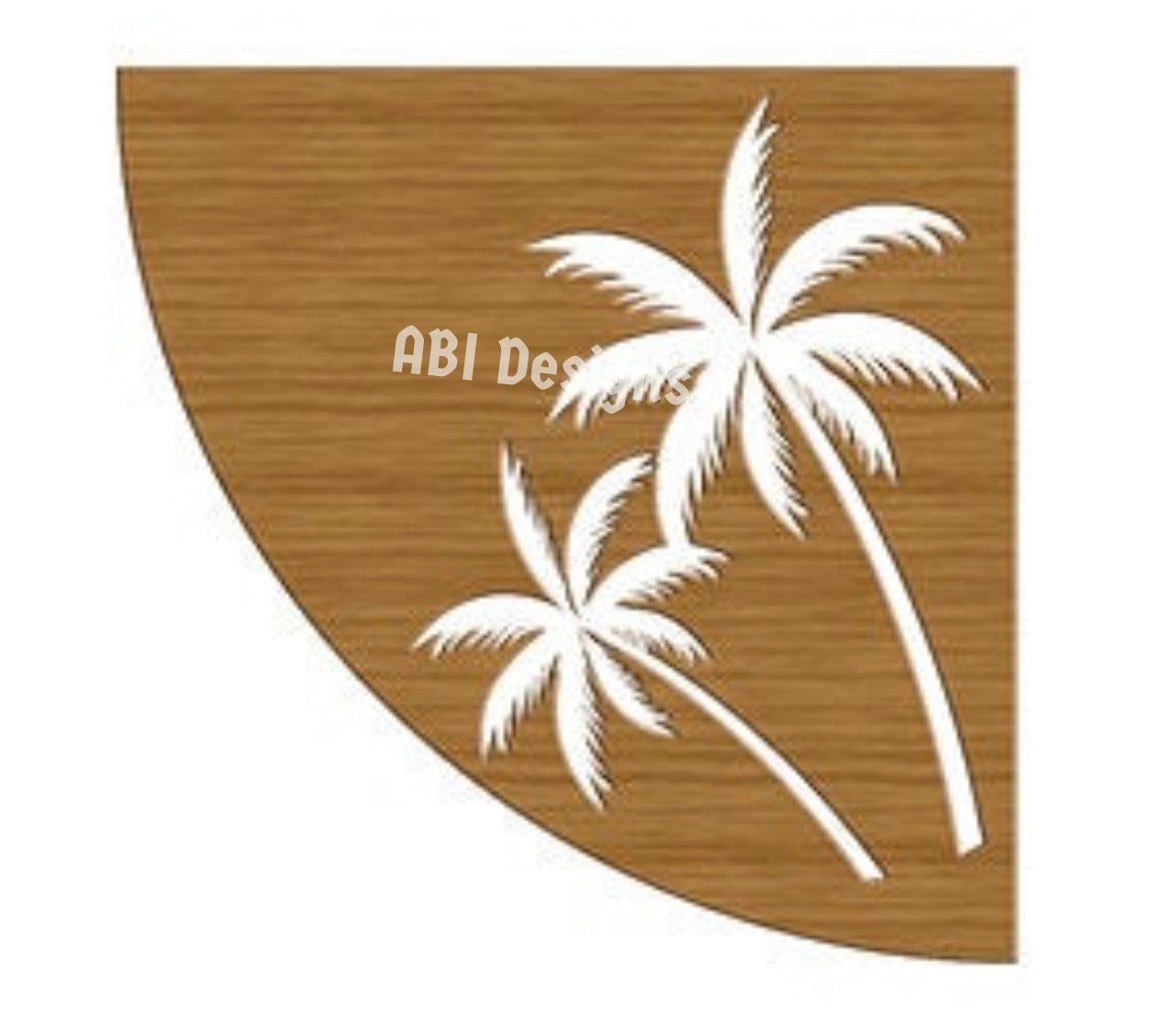 Palm trees sleeve Stencil